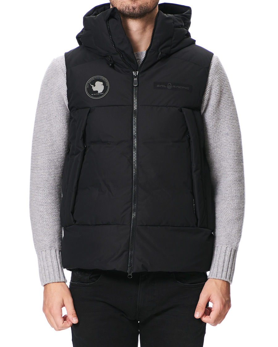 Herr | Jackor | Sail Racing | Artic Down Hooded Vest Carbon