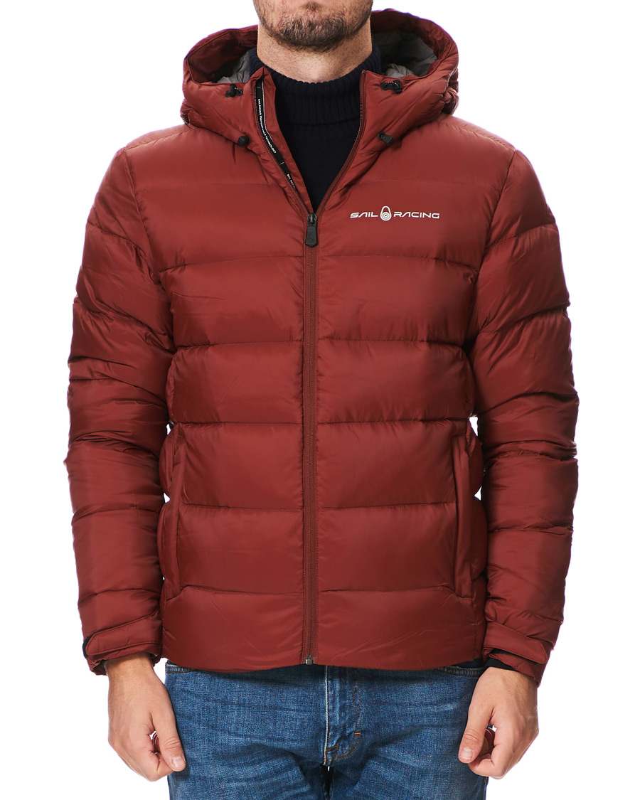 Herr | Jackor | Sail Racing | Gravity Down Hooded Jacket Fired Brick