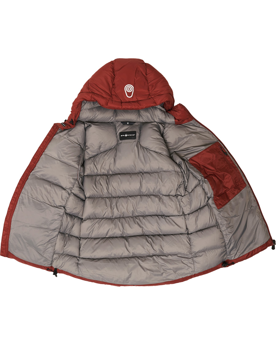 Herr | Jackor | Sail Racing | Gravity Down Hooded Jacket Fired Brick