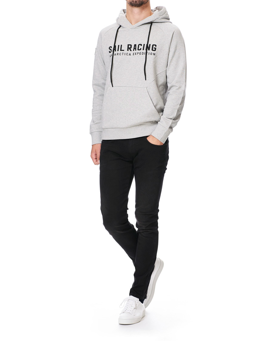 Herr | Tröjor | Sail Racing | Antartica Hoodie Light Grey Melange