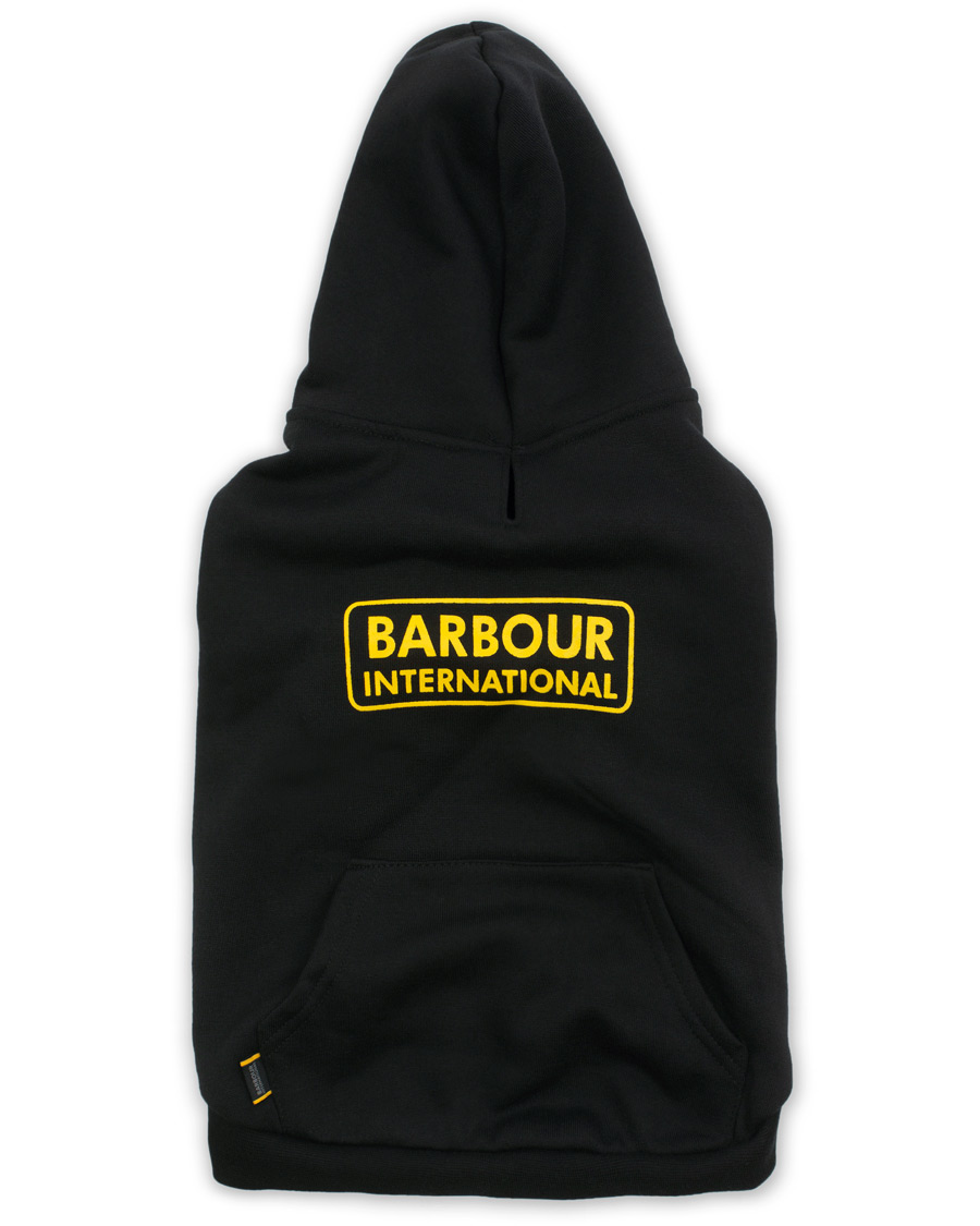 Herr |  | Barbour International | Hooded Dog Coat Black