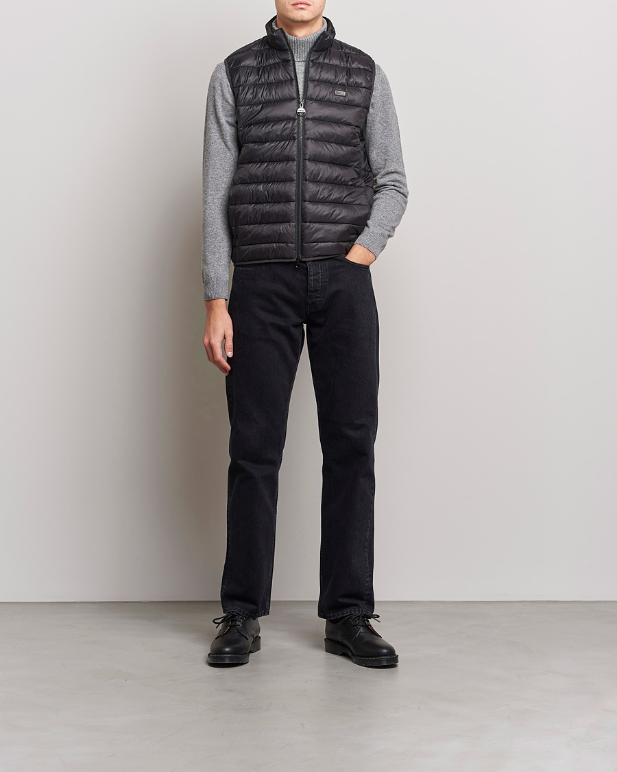Herr | | Barbour International | Reed Quilted Gilet Black