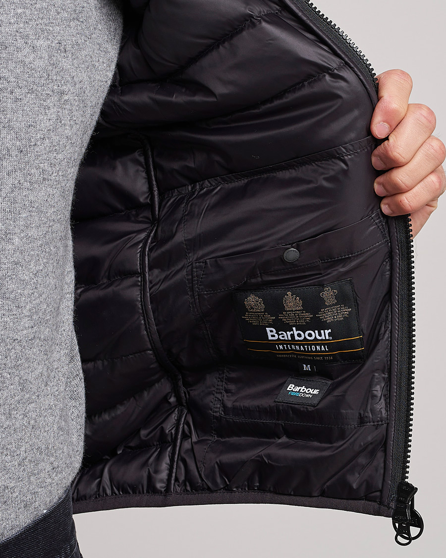 Herr | Västar | Barbour International | Reed Quilted Gilet Black