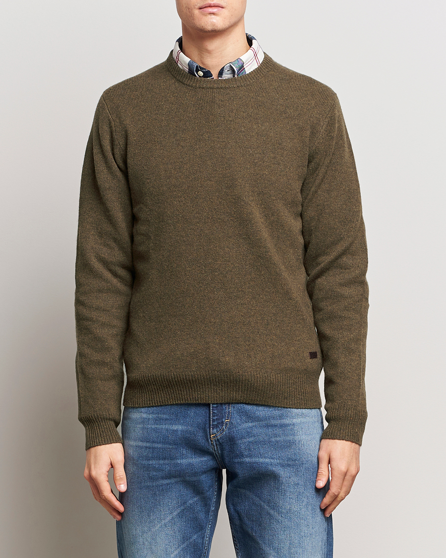 Herr | Tröjor | Barbour Lifestyle | Patch Crew Seaweed
