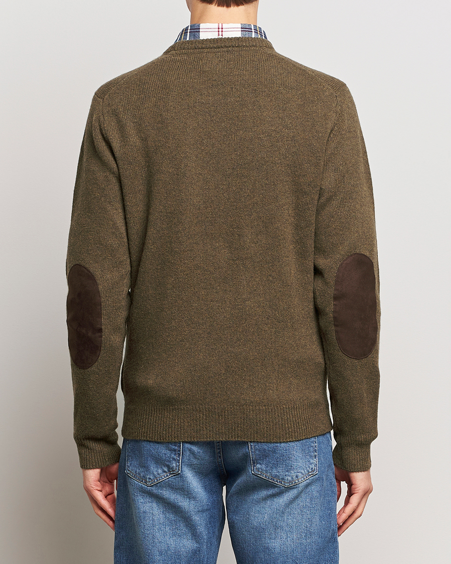 Herr | Tröjor | Barbour Lifestyle | Patch Crew Seaweed