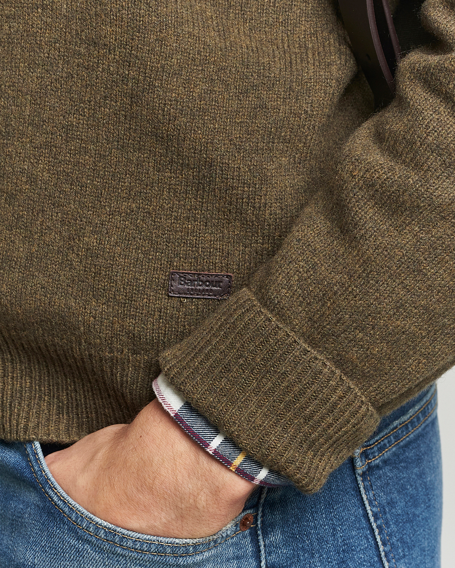 Herr | Tröjor | Barbour Lifestyle | Patch Crew Seaweed