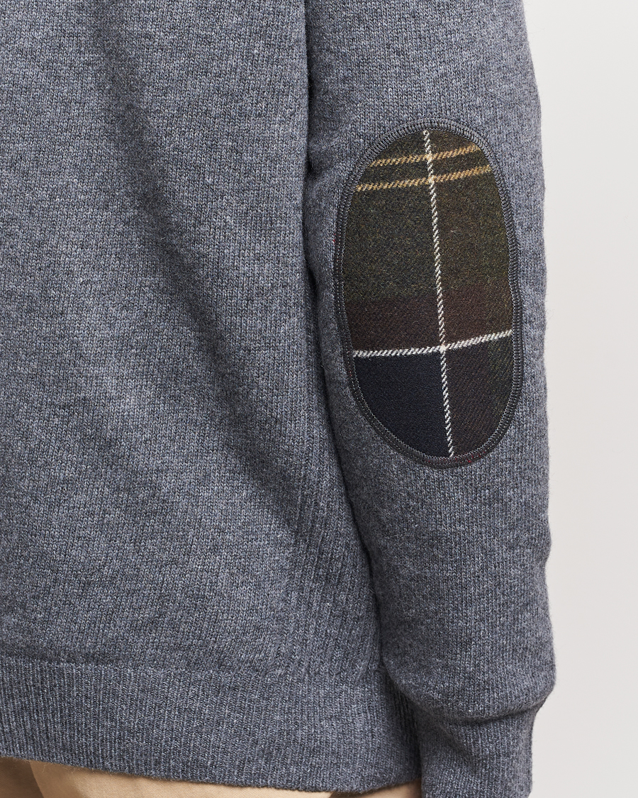 Herr | Tröjor | Barbour Lifestyle | Holden Half Zip Mid Grey Marl