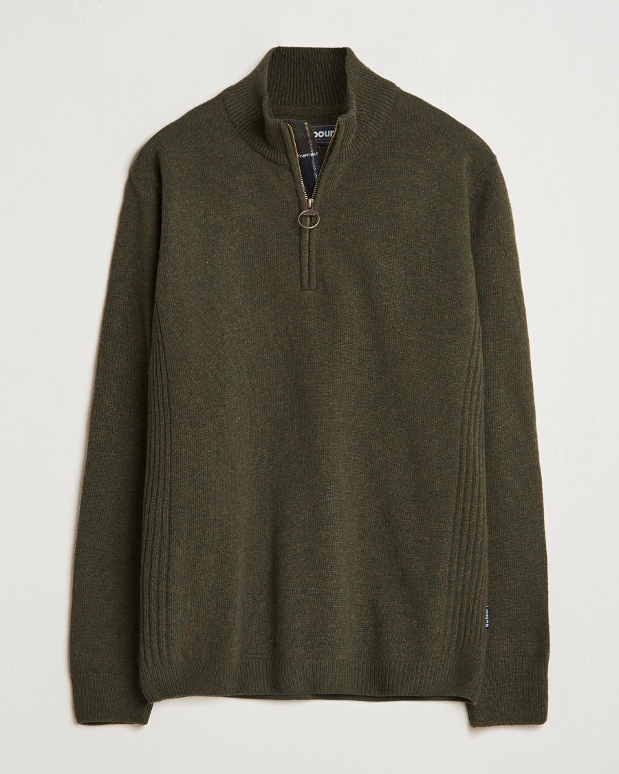 Herr | Tröjor | Barbour Lifestyle | Holden Half Zip Olive Marl