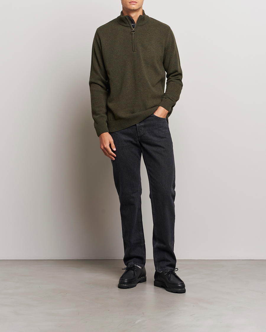 Herr | Tröjor | Barbour Lifestyle | Holden Half Zip Olive Marl