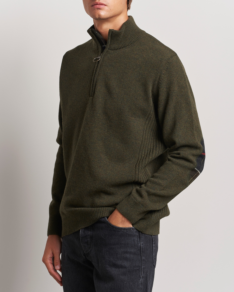 Herr | Tröjor | Barbour Lifestyle | Holden Half Zip Olive Marl