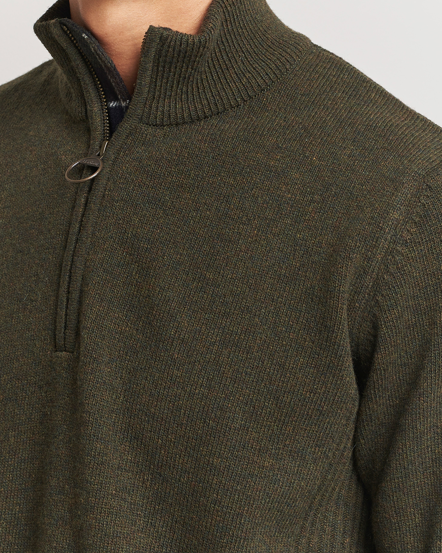 Herr | Tröjor | Barbour Lifestyle | Holden Half Zip Olive Marl