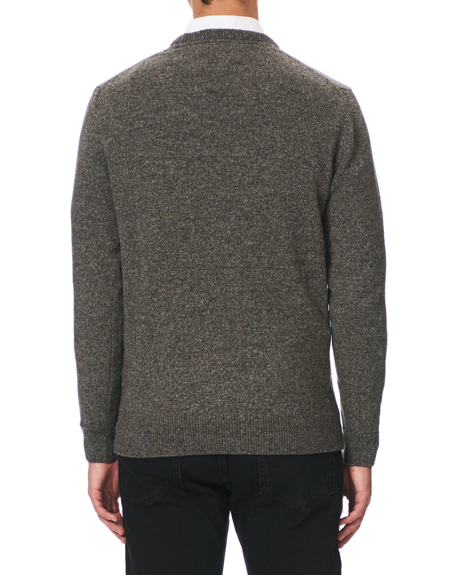 Herr | Tröjor | Barbour Lifestyle | Tisbury Wool Crew Neck Fog