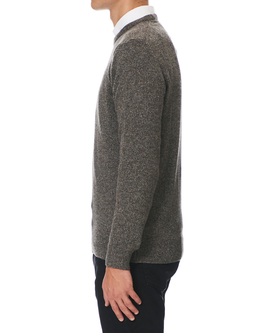 Herr | Tröjor | Barbour Lifestyle | Tisbury Wool Crew Neck Fog