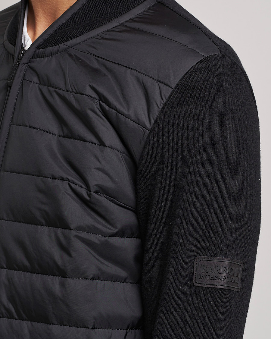 Baffle zip deals through jacket
