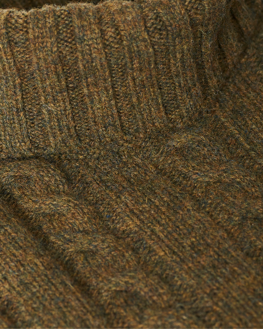 Herr | Tröjor | Barbour Lifestyle | Duffle Cable Rollneck Willow Green