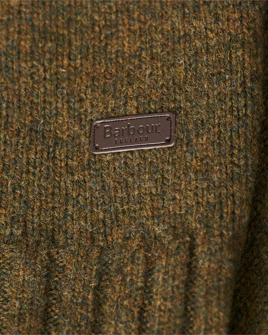 Herr | Tröjor | Barbour Lifestyle | Duffle Cable Rollneck Willow Green