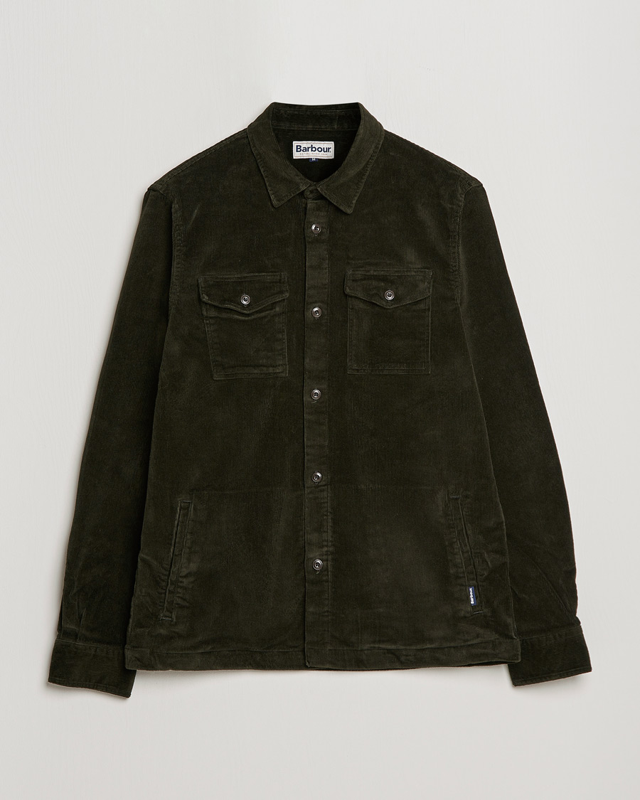 Herr | Skjortor | Barbour Lifestyle | Corduroy Overshirt Olive