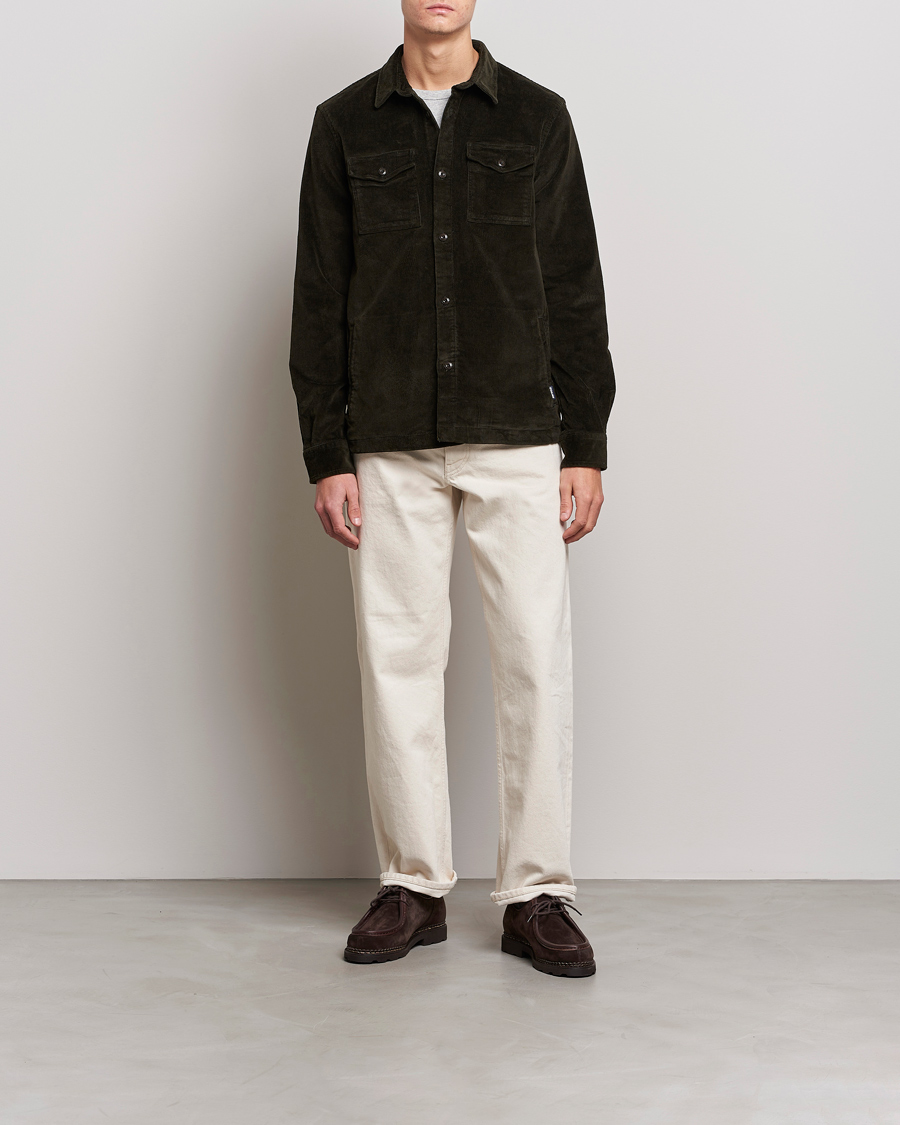 Herr | Skjortor | Barbour Lifestyle | Corduroy Overshirt Olive