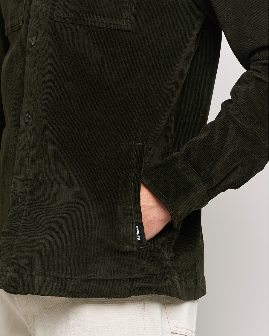 Herr | Skjortor | Barbour Lifestyle | Corduroy Overshirt Olive