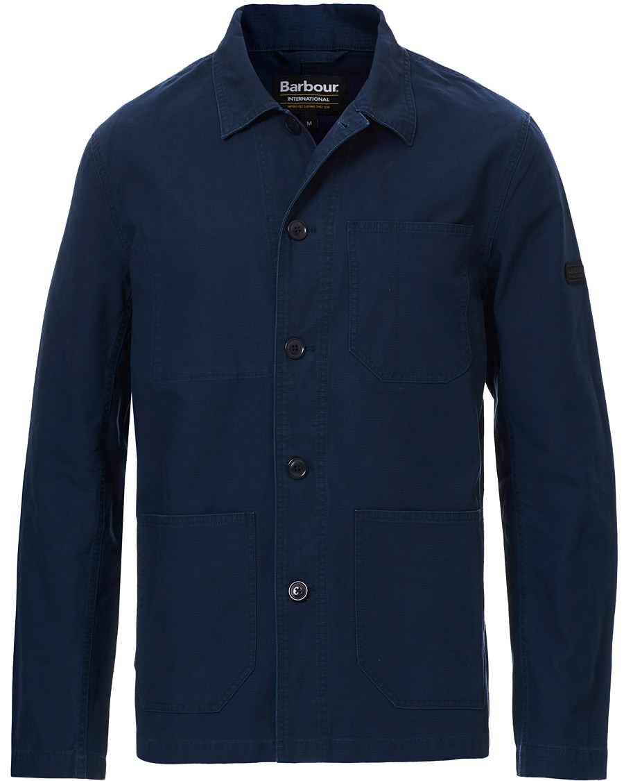 Herr | Jackor | Barbour International | Utility Overshirt Navy