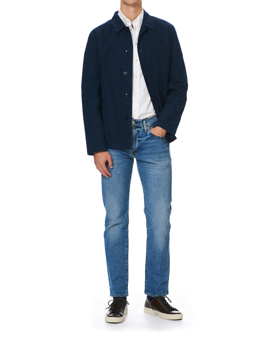 Herr | Jackor | Barbour International | Utility Overshirt Navy