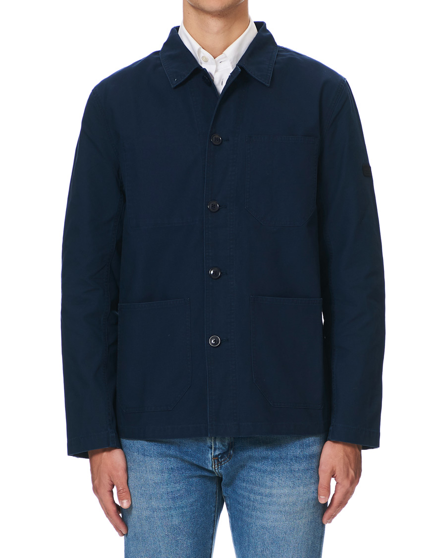 Herr | Jackor | Barbour International | Utility Overshirt Navy