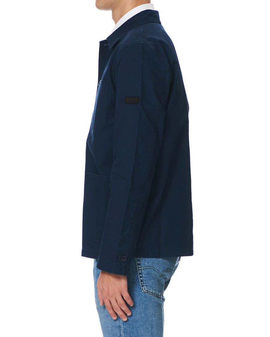 Herr | Jackor | Barbour International | Utility Overshirt Navy