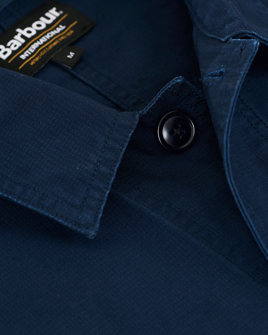 Herr | Jackor | Barbour International | Utility Overshirt Navy