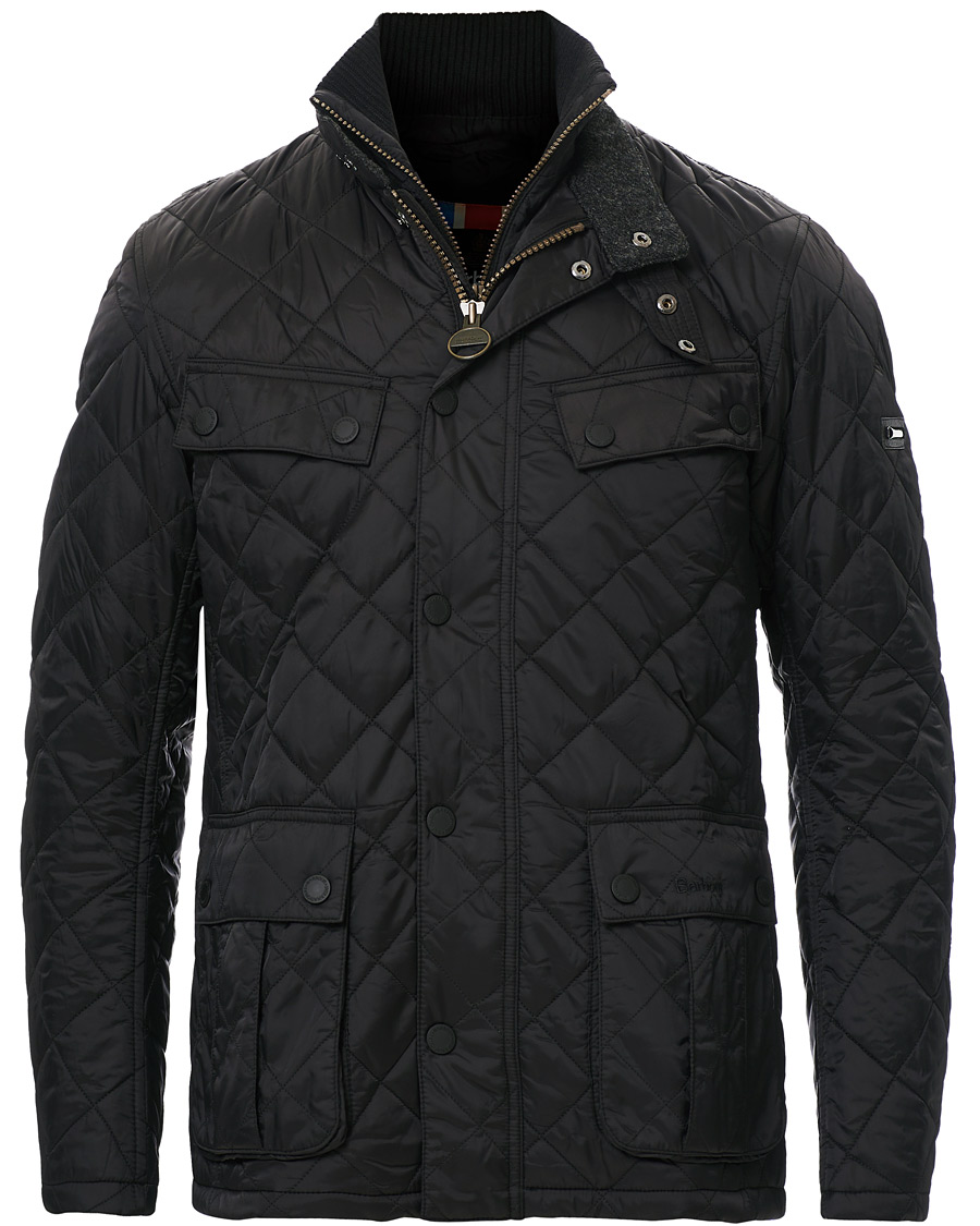 Herr | Jackor | Barbour International | Windshield Quilt Jacket Black