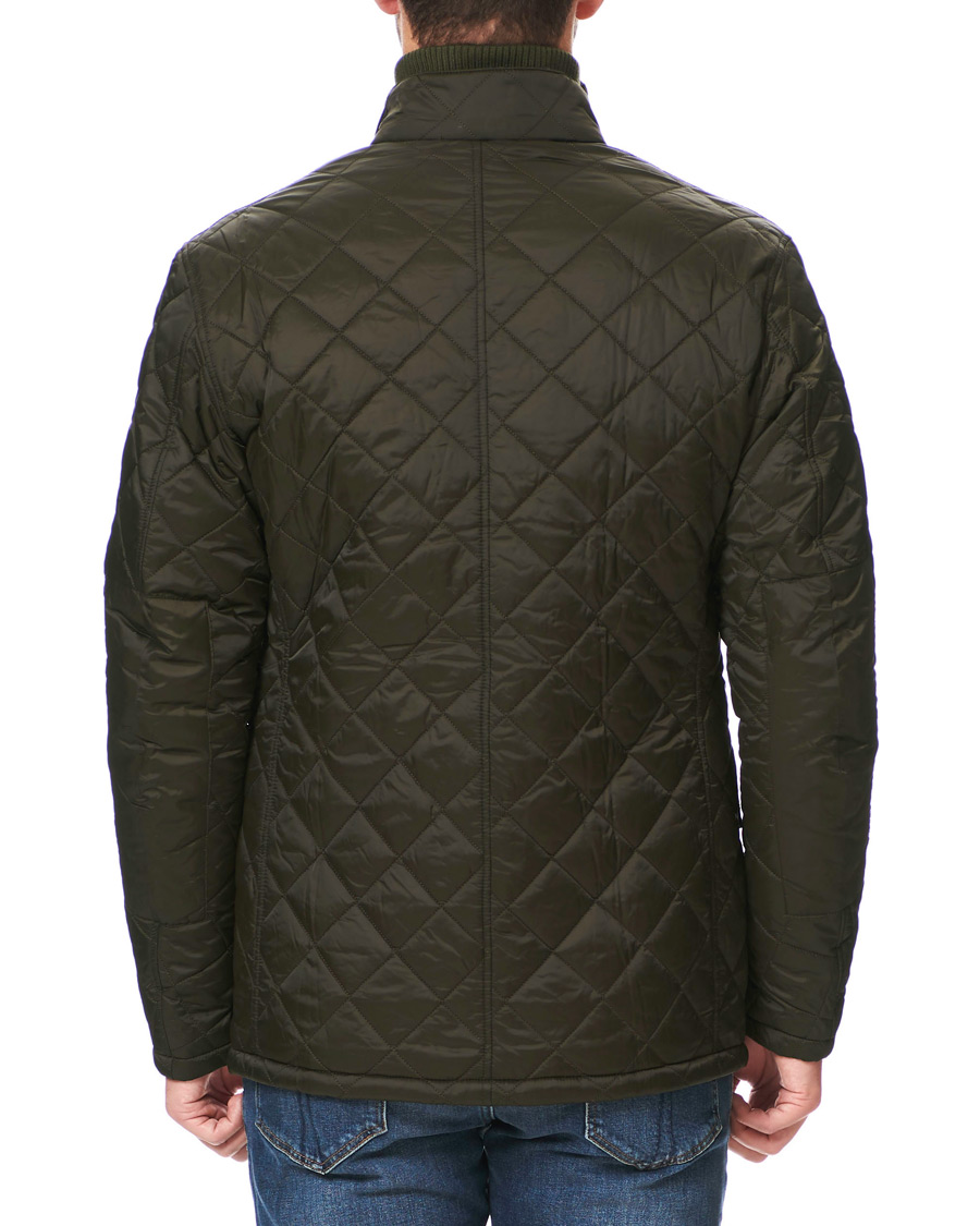 Herr | Jackor | Barbour International | Windshield Quilt Jacket Sage
