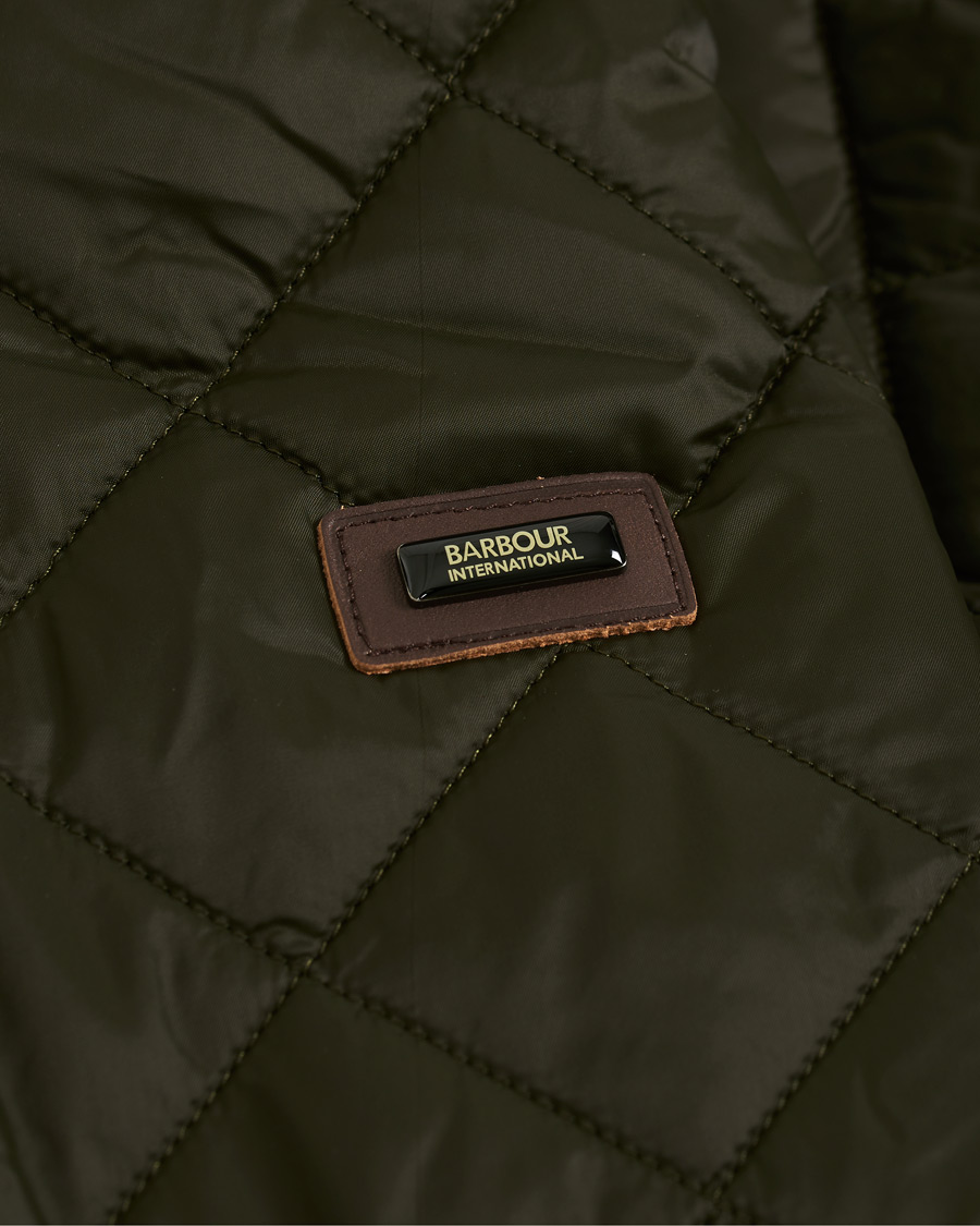 Herr | Jackor | Barbour International | Windshield Quilt Jacket Sage