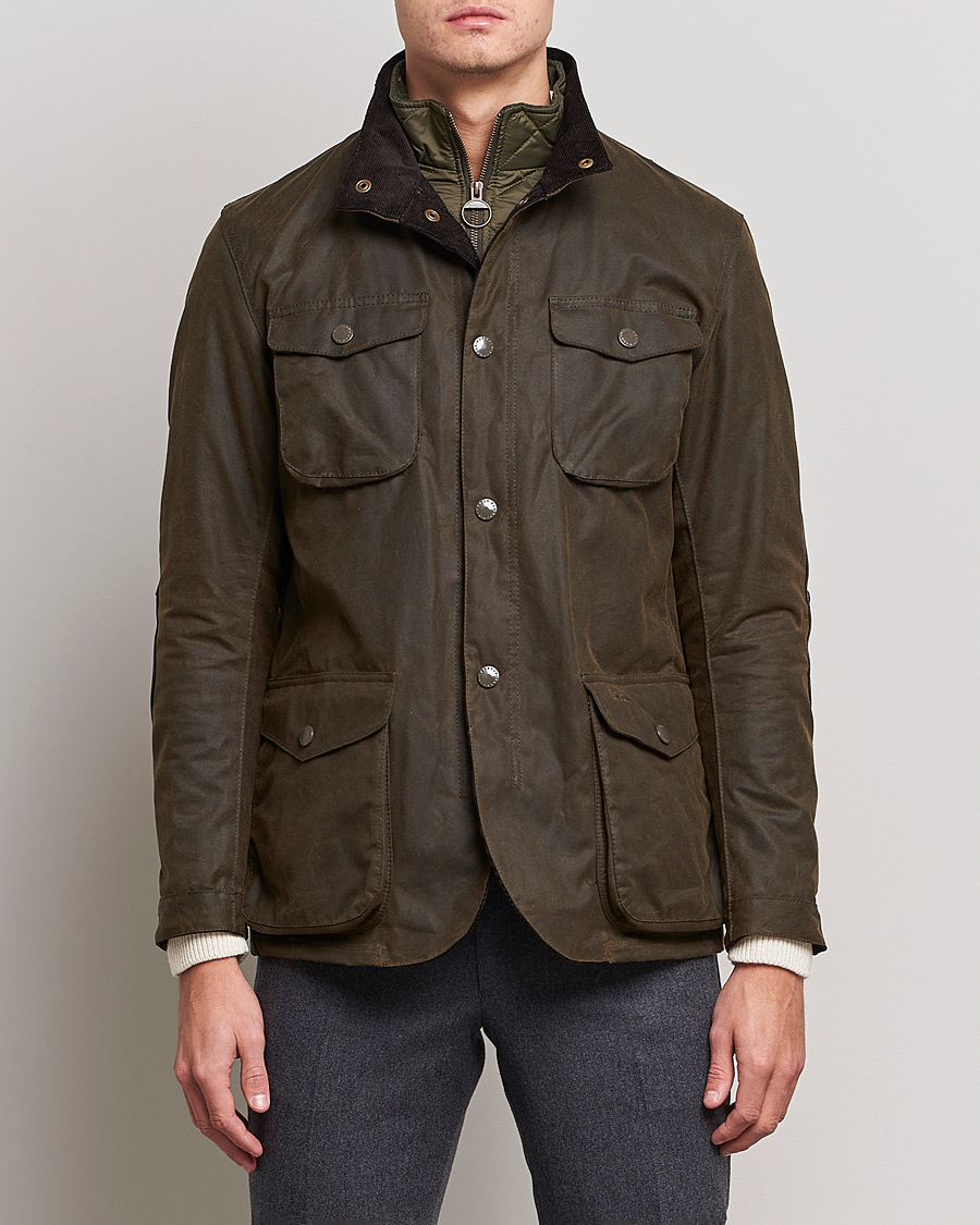 Herr | Stylescroll | Barbour Lifestyle | Ogston Waxed Jacket Olive