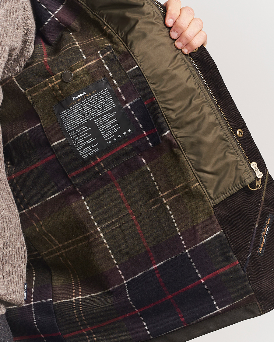 Herr | Jackor | Barbour Lifestyle | Ogston Waxed Jacket Olive