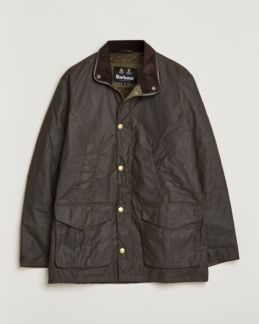Herr | Best of British | Barbour Lifestyle | Hereford Wax Jacket Olive