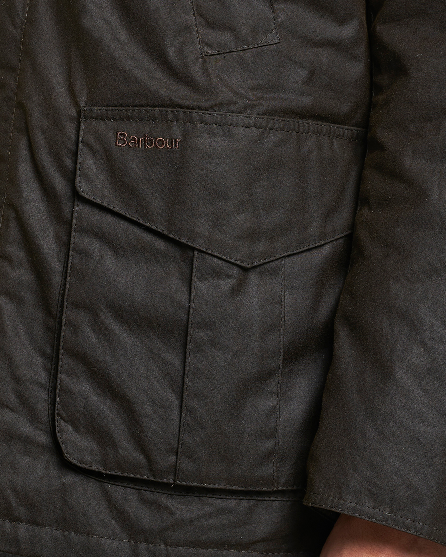 Herr | Jackor | Barbour Lifestyle | Hereford Wax Jacket Olive