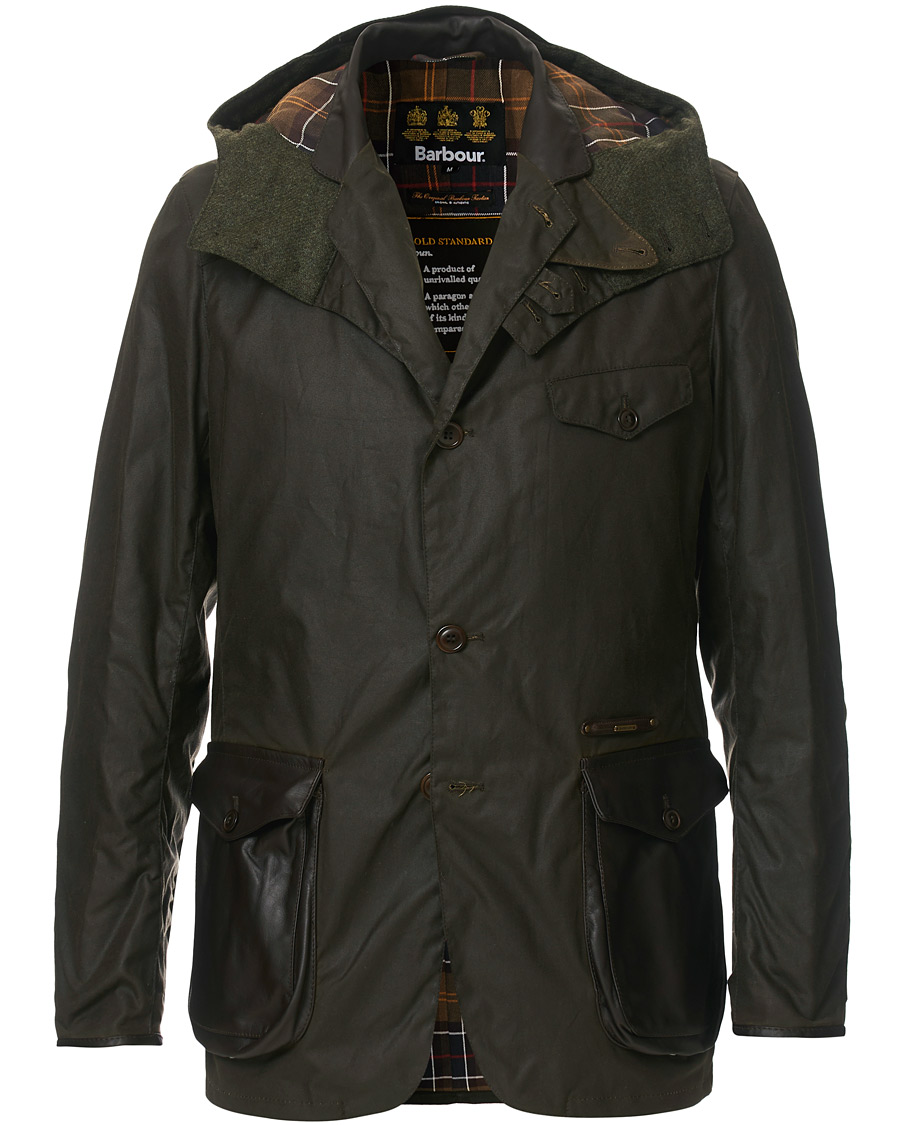 Herr | Jackor | Barbour Lifestyle | Gold Standard Supa Commander Wax Jacket Olive