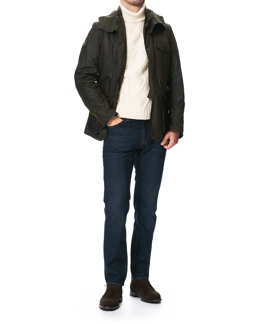 Herr | Jackor | Barbour Lifestyle | Gold Standard Supa Commander Wax Jacket Olive