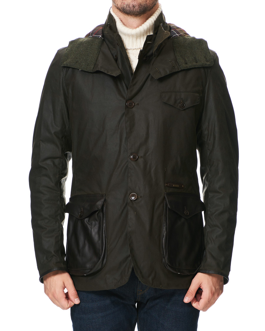 Herr | Jackor | Barbour Lifestyle | Gold Standard Supa Commander Wax Jacket Olive