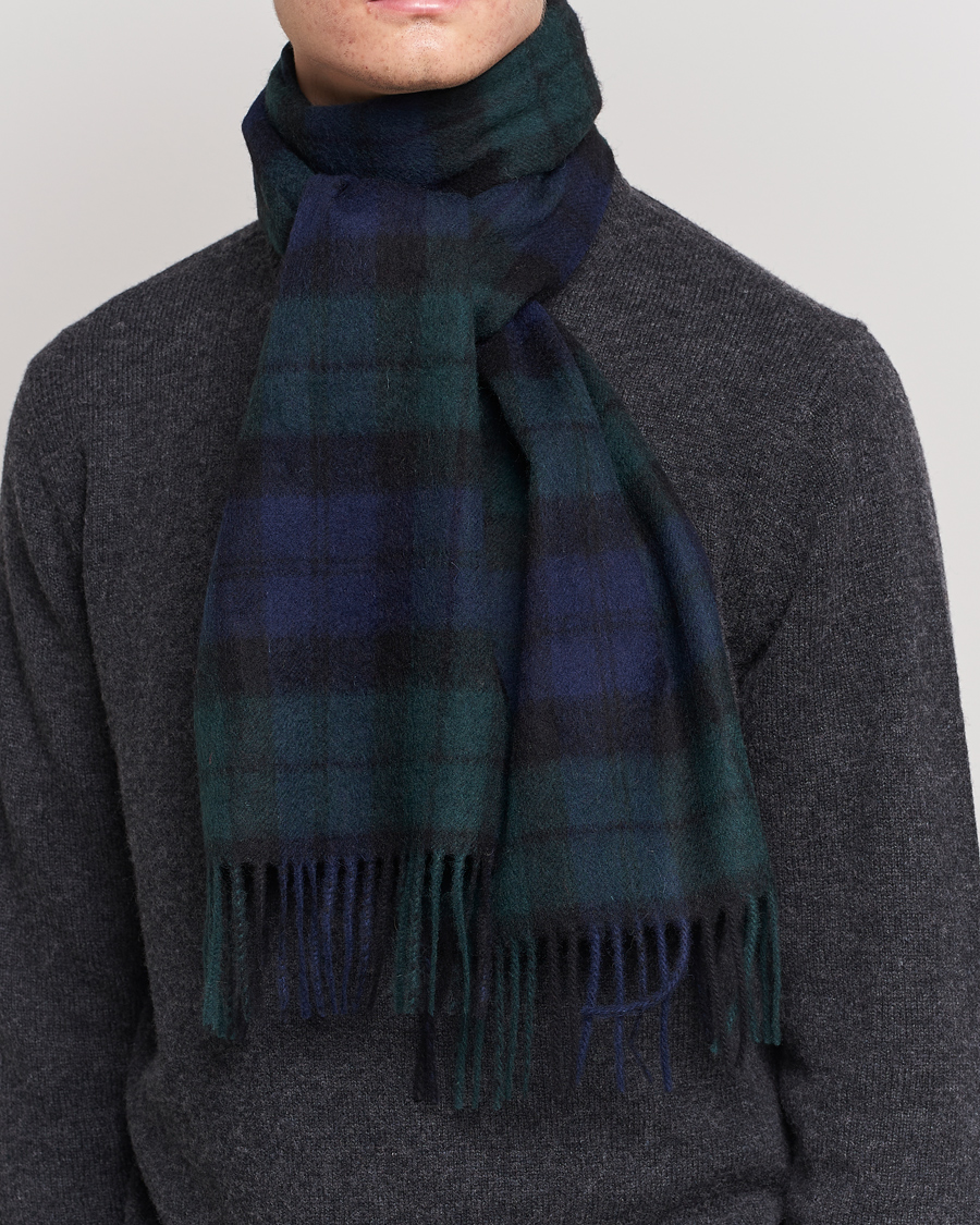 Herre | Tilbehør | Barbour Lifestyle | Lambswool/Cashmere New Check Tartan Blackwatch