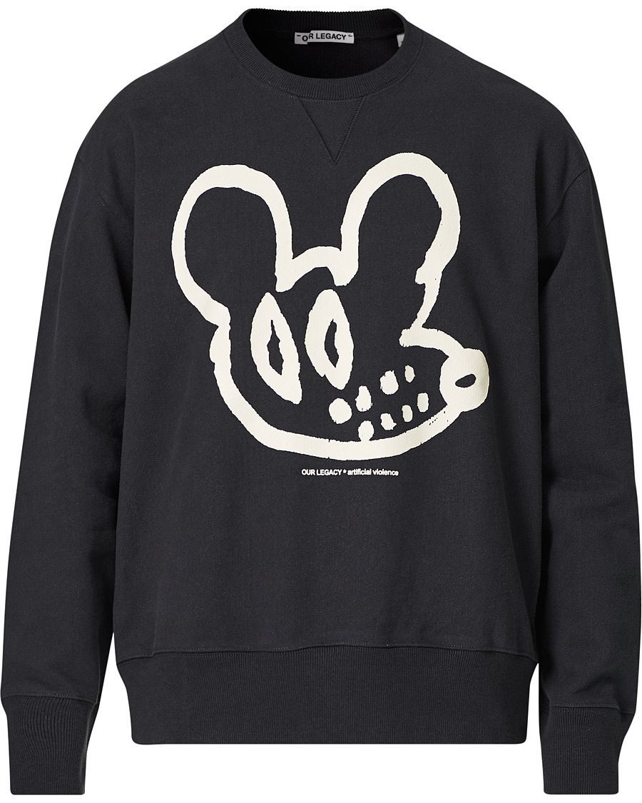 Herr | Tröjor | Our Legacy | Base Graphic Sweatshirt Black
