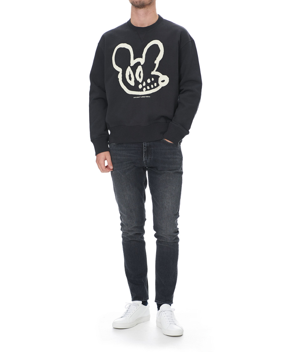 Herr | Tröjor | Our Legacy | Base Graphic Sweatshirt Black