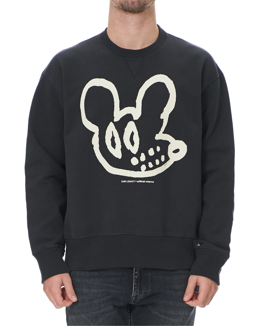 Herr | Tröjor | Our Legacy | Base Graphic Sweatshirt Black