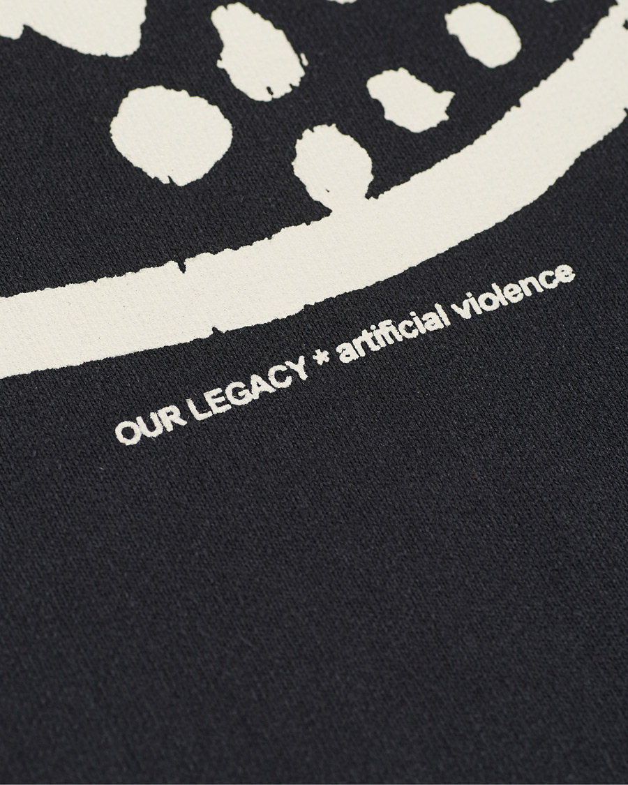 Herr | Tröjor | Our Legacy | Base Graphic Sweatshirt Black