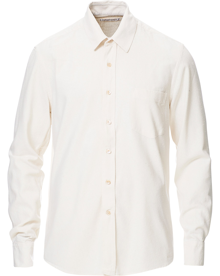 Herr | Skjortor | Our Legacy | Classic Silk Shirt Off White