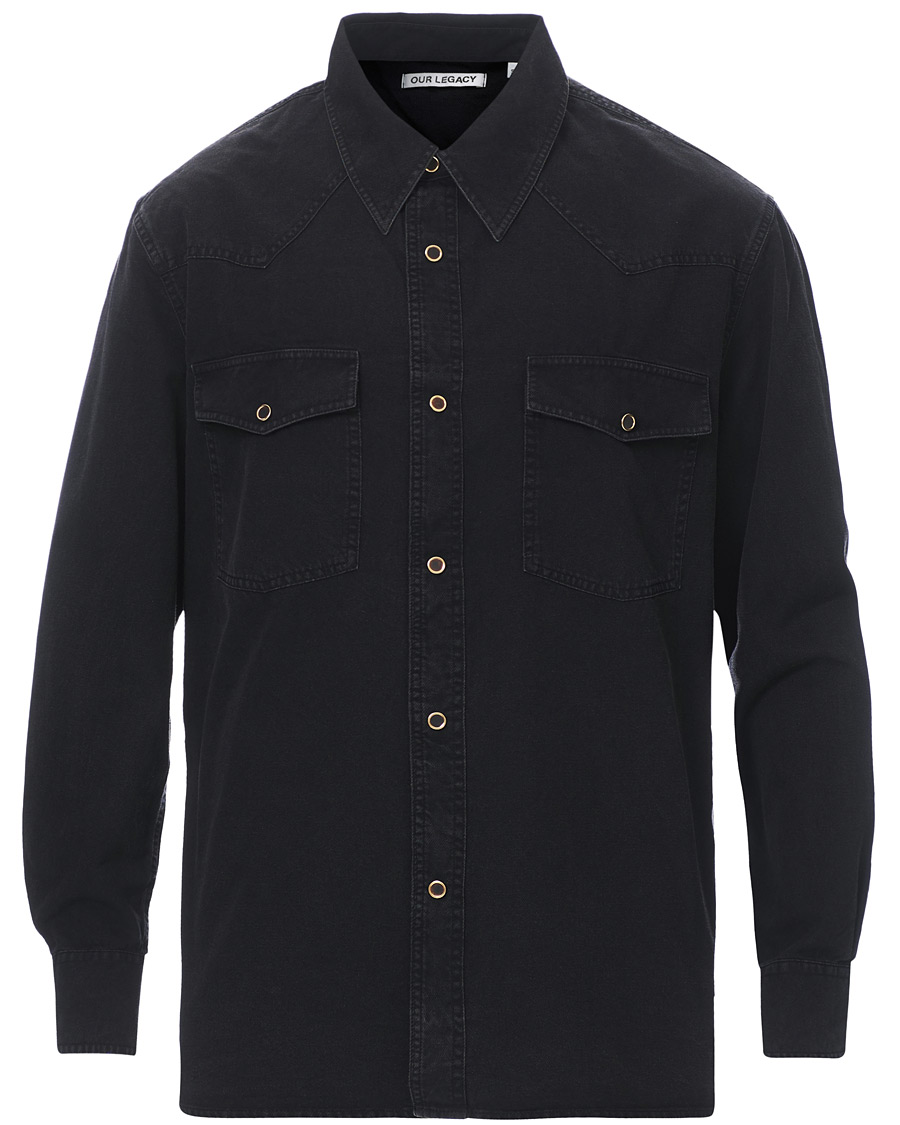 Herr | Skjortor | Our Legacy | Denim Western Shirt Black