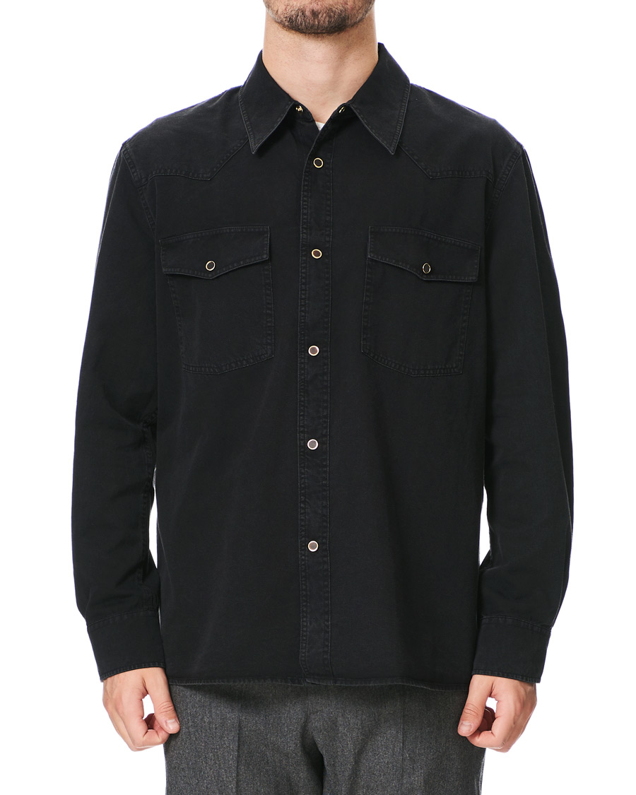 Herr | Skjortor | Our Legacy | Denim Western Shirt Black