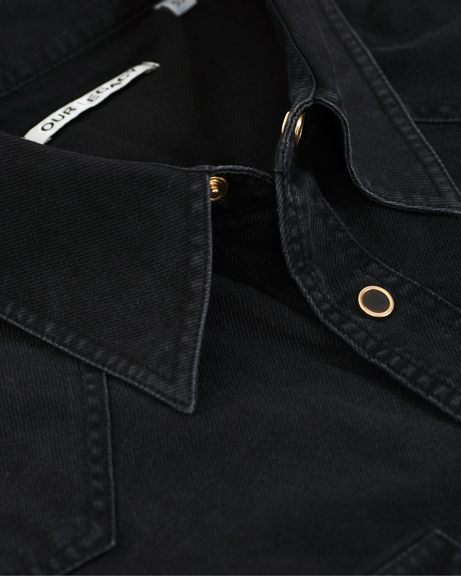 Herr | Skjortor | Our Legacy | Denim Western Shirt Black