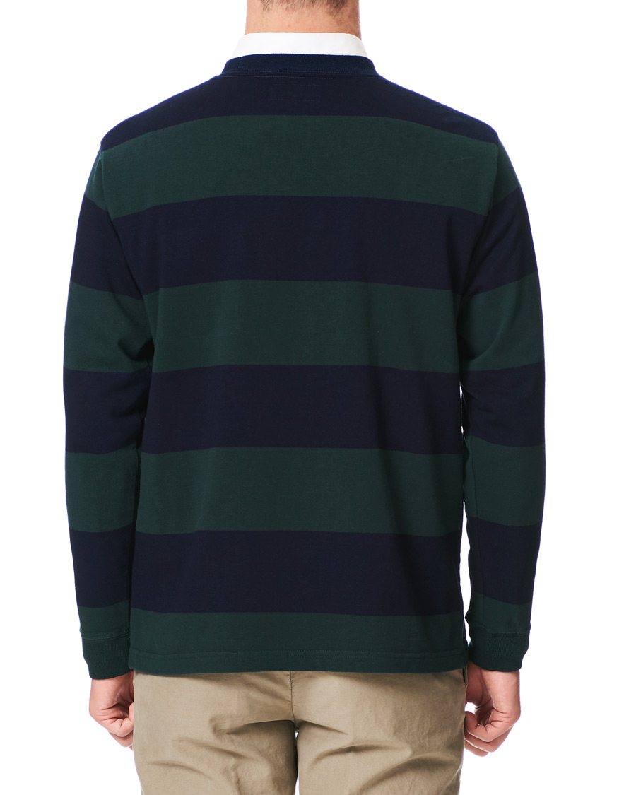 Herr | Tröjor | BEAMS PLUS | Pocket Gym Sweatshirt Navy/Green