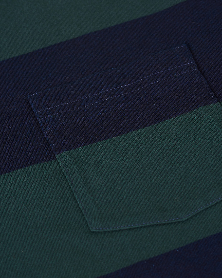 Herr | Tröjor | BEAMS PLUS | Pocket Gym Sweatshirt Navy/Green