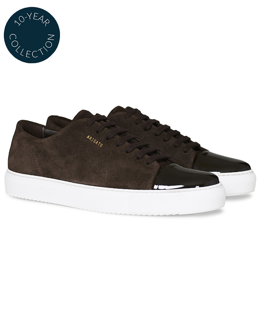 Herr | Axel Arigato High Shine Toe Cap Sneaker Brown Suede | Axel Arigato | High Shine Toe Cap Sneaker Brown Suede